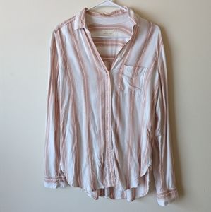 American Eagle Boyfriend Long sleeve Button down